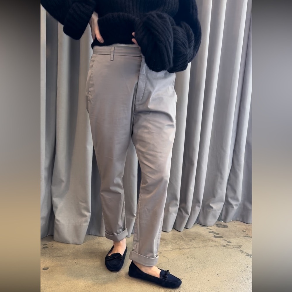 Hope Grey Cropped Pants - Size 8
